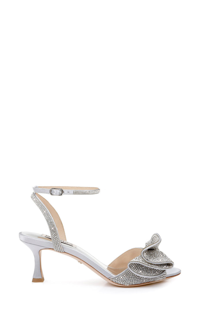 Silver | Remi Statement Kitten Heel