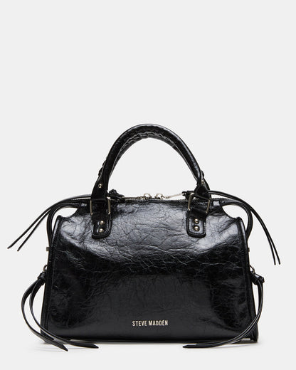 RIGGS BAG EMBELLISHED BLACK DISTRESSED