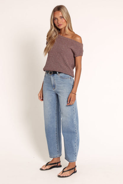 BOTTOMS Rollas Gigi Barrel Jeans - Surrender