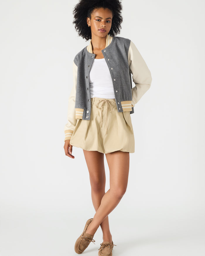 ROONEY JACKET HEATHER GREY
