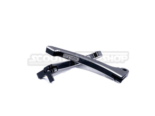 S23 billet anodized honda levers elite spree met aero CH80 - ScooterSwapShop