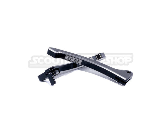 S23 billet anodized honda levers elite spree met aero CH80 - ScooterSwapShop