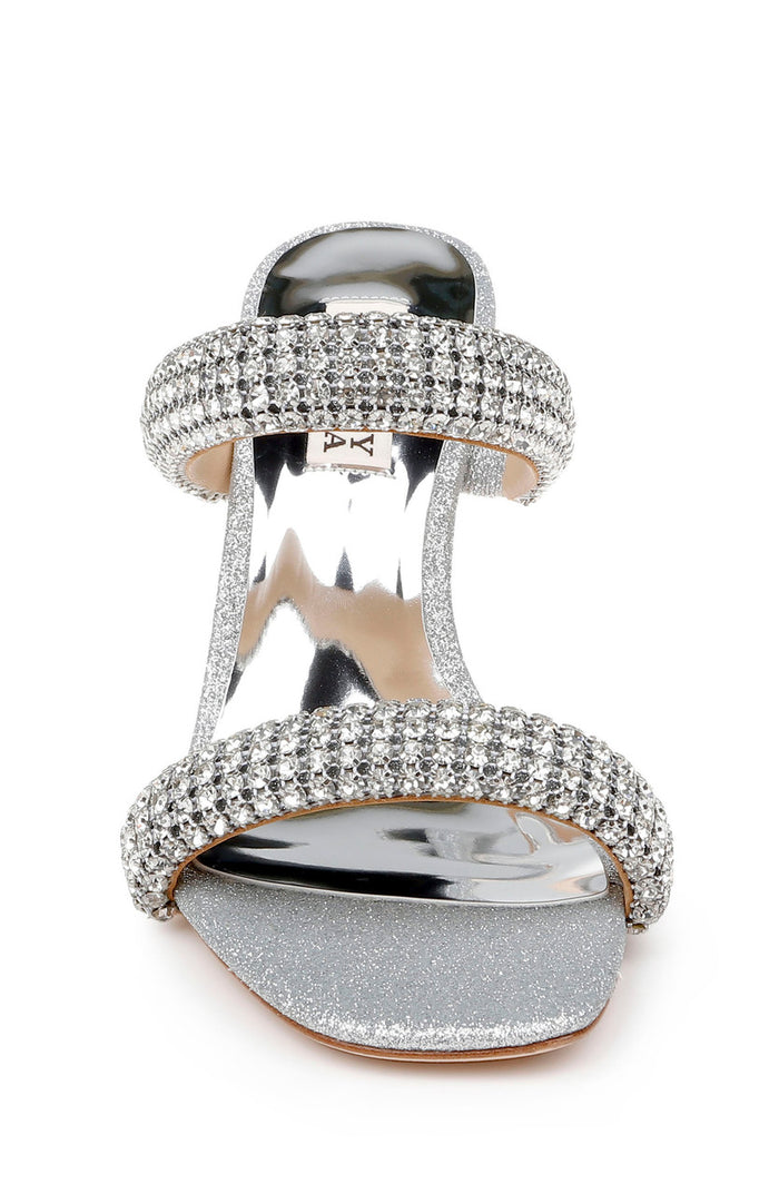 Silver | Sade Jeweled Double-Band Stiletto