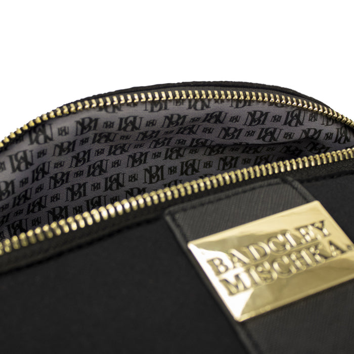 Black Sage Scuba and Vegan Leather Belt Bag lining