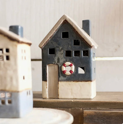 Saint Malo Tea Light House w/ buoy small