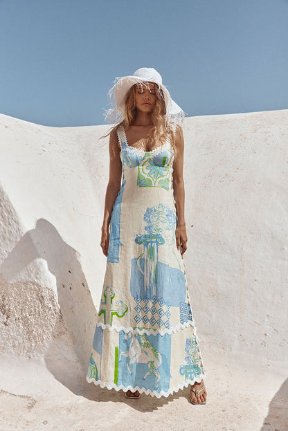 SAMPLE-Deluca Dress - Theotokos Ocean