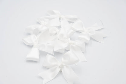 Satin Bows - 7/8" Ribbon - Pre-made - 12 Piece