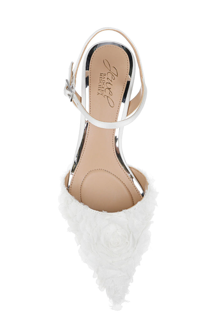 Ivory Ivory | Selene Kitten Heel Pumps Top
