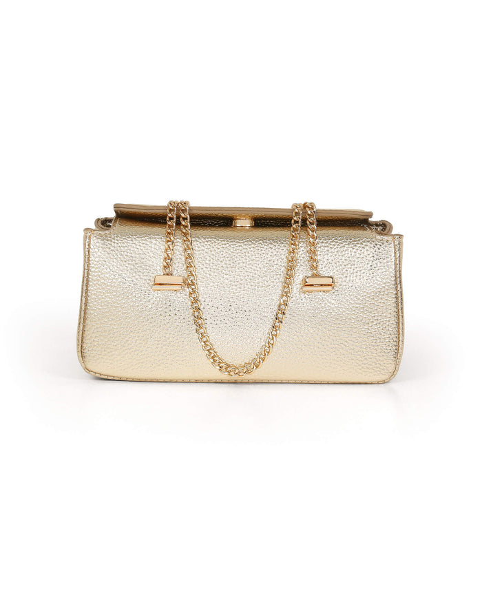 Senna Compact Faux Leather Box Clutch