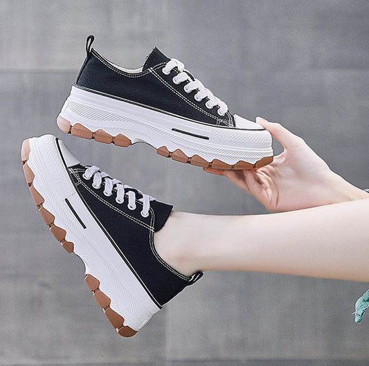 SH416 - Korean High Top Canvas Shoes