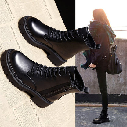 SH424 - British Mid Calf Retro Luxury Boots