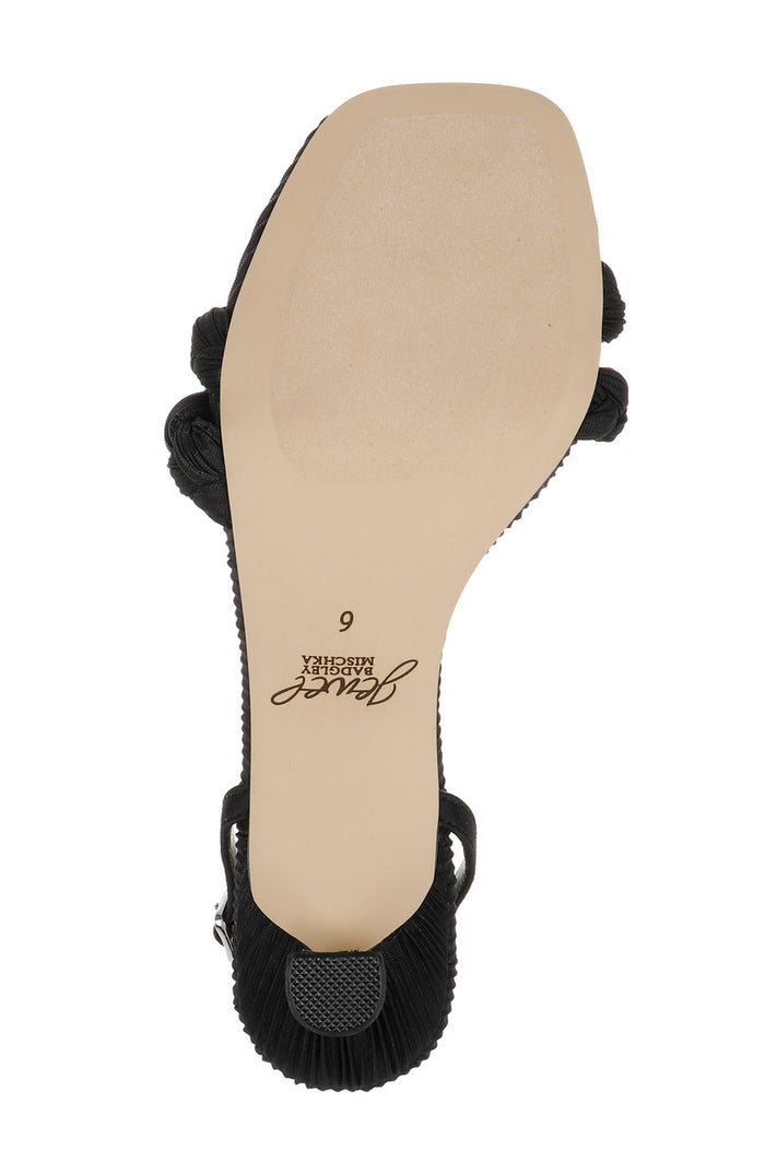 Black Fabric | Sharon Slingback Sandals Sole