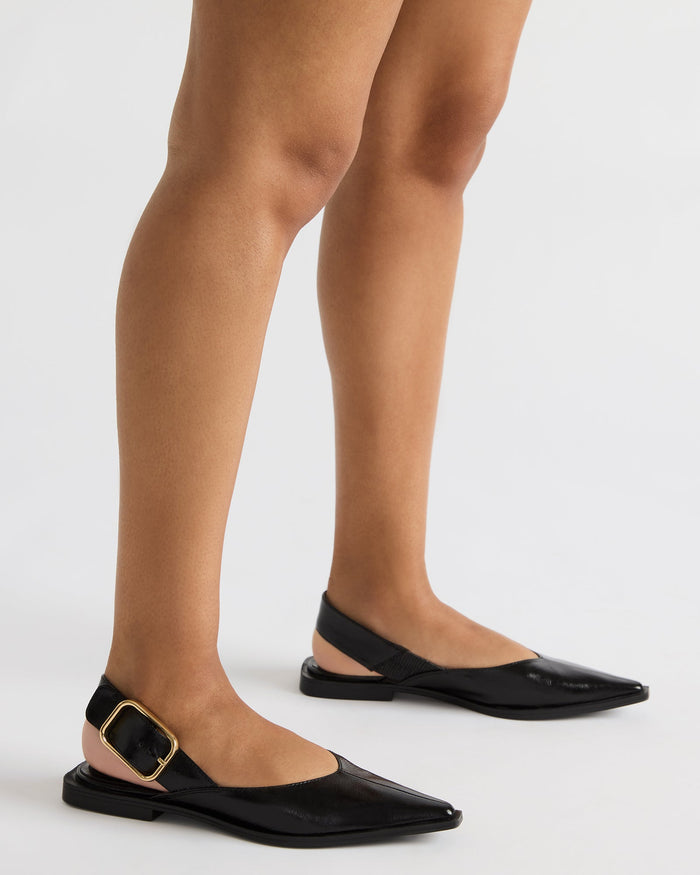 SHAY BLACK LEATHER