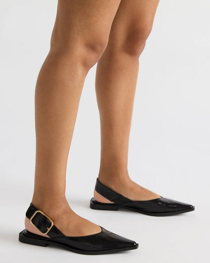 SHAY BLACK LEATHER
