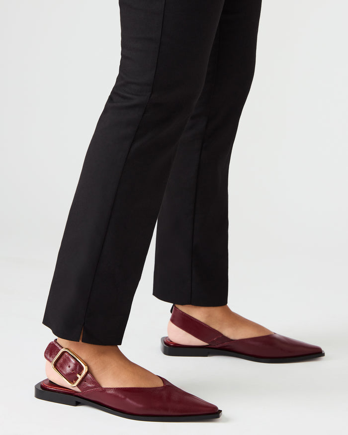 SHAY BURGUNDY LEATHER