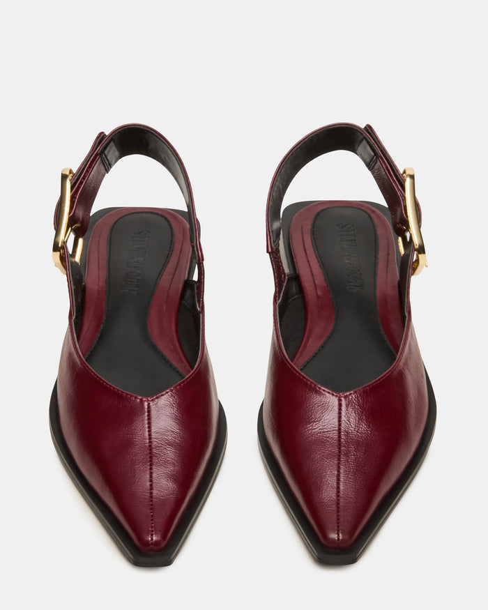 SHAY BURGUNDY LEATHER