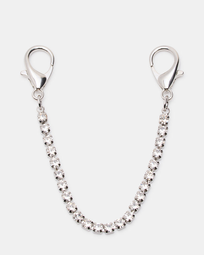 SHOE LACES AND CHARMS BLACK
