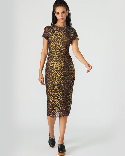 SHORT SLEEVE HAILEE DRESS HOT SPOTS PRINT