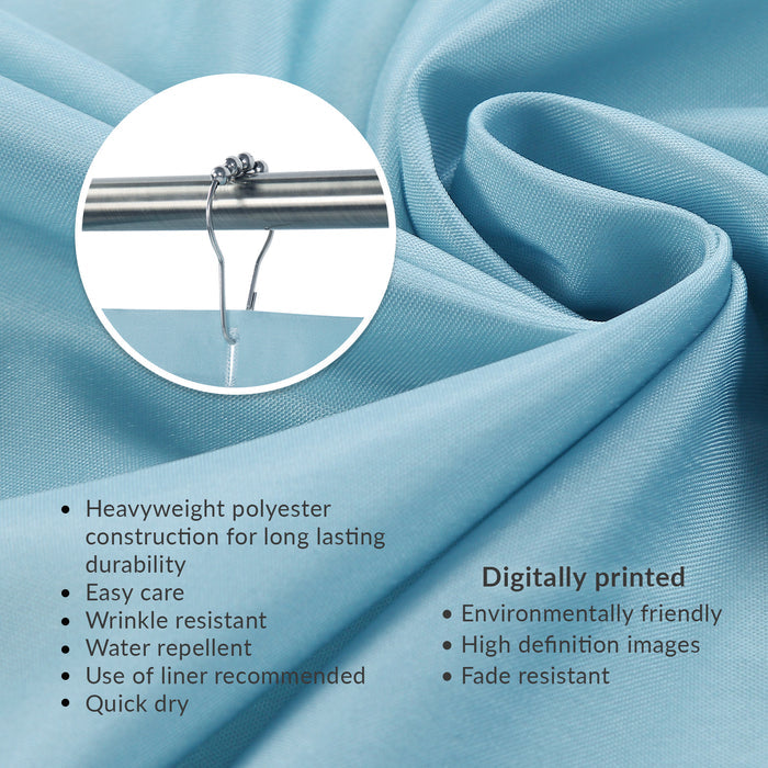Smokey Waters Shower Curtain