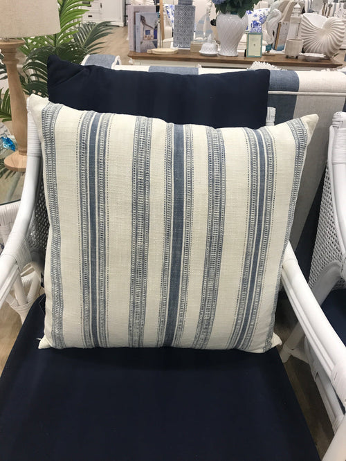 Starboard Blue Stripe Cushion