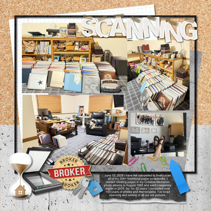 Sticky Notes Digital Scrapbook Kit
