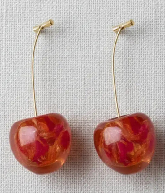 Sweet Sunrise Cherry Earrings