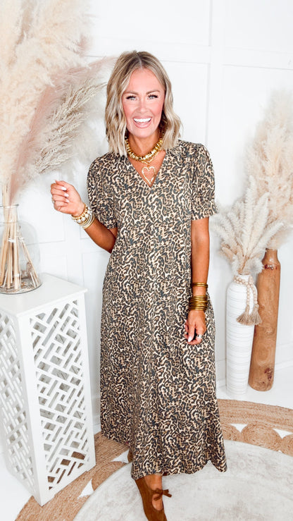 The Untamed Chic Midi Dress
