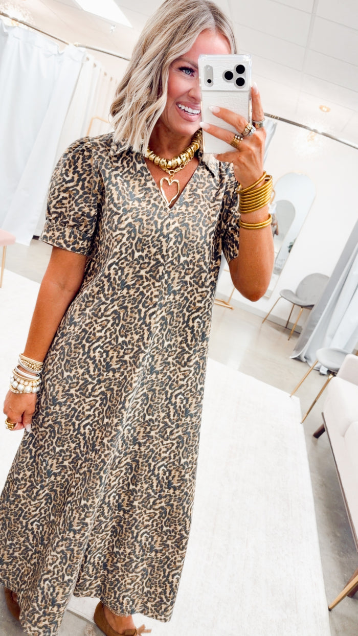The Untamed Chic Midi Dress
