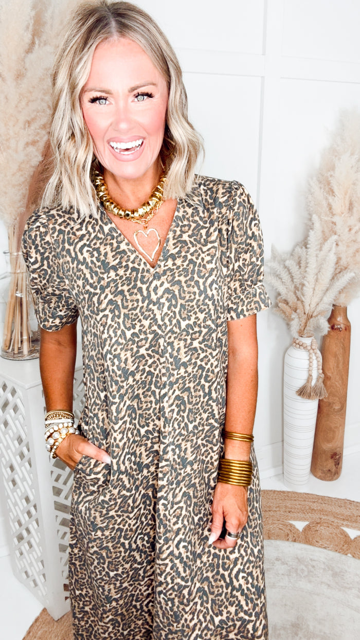 The Untamed Chic Midi Dress