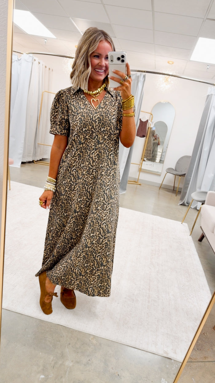 The Untamed Chic Midi Dress