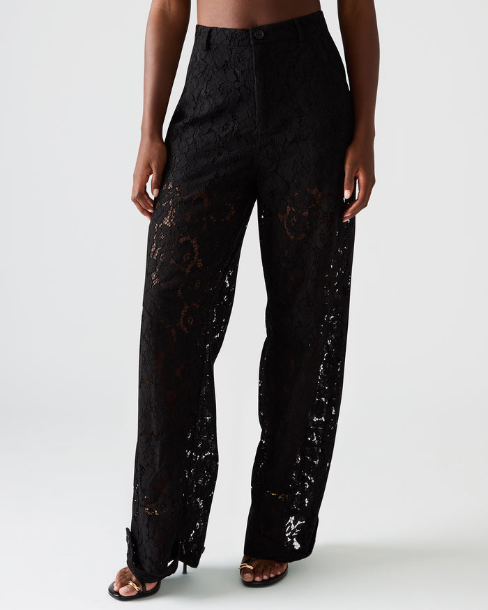 TRE LACE PANT BLACK