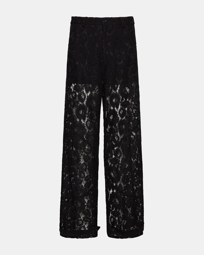 TRE LACE PANT BLACK