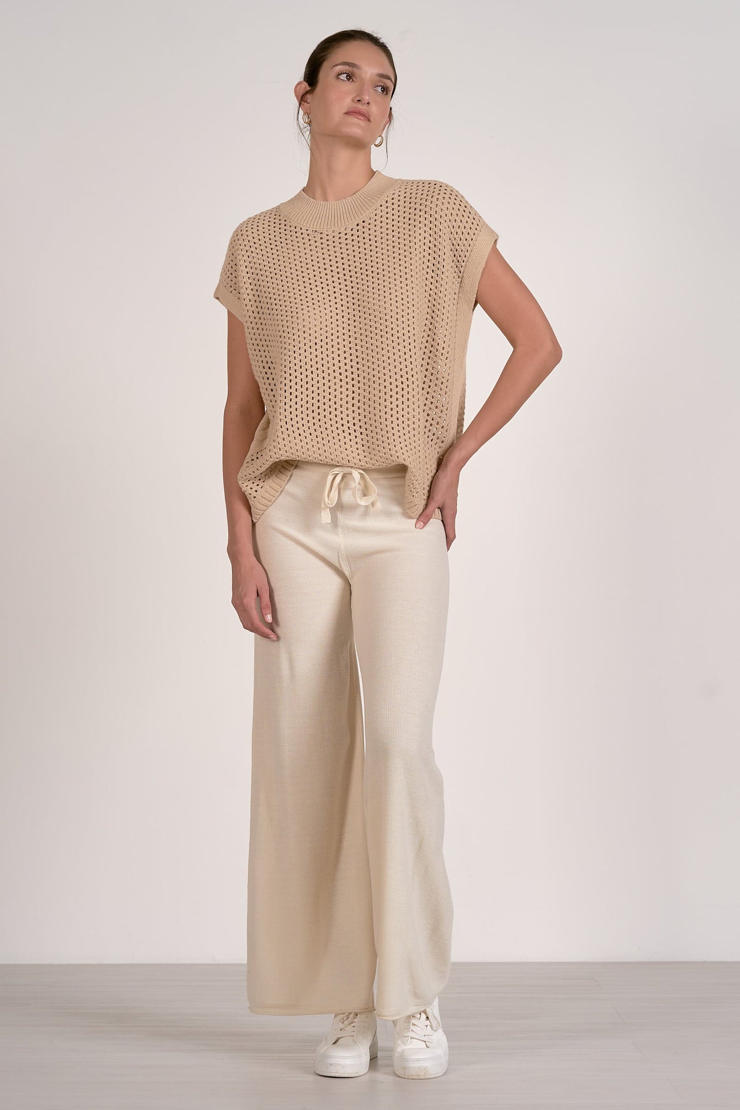 Elan Drawstring Wide Leg Pants