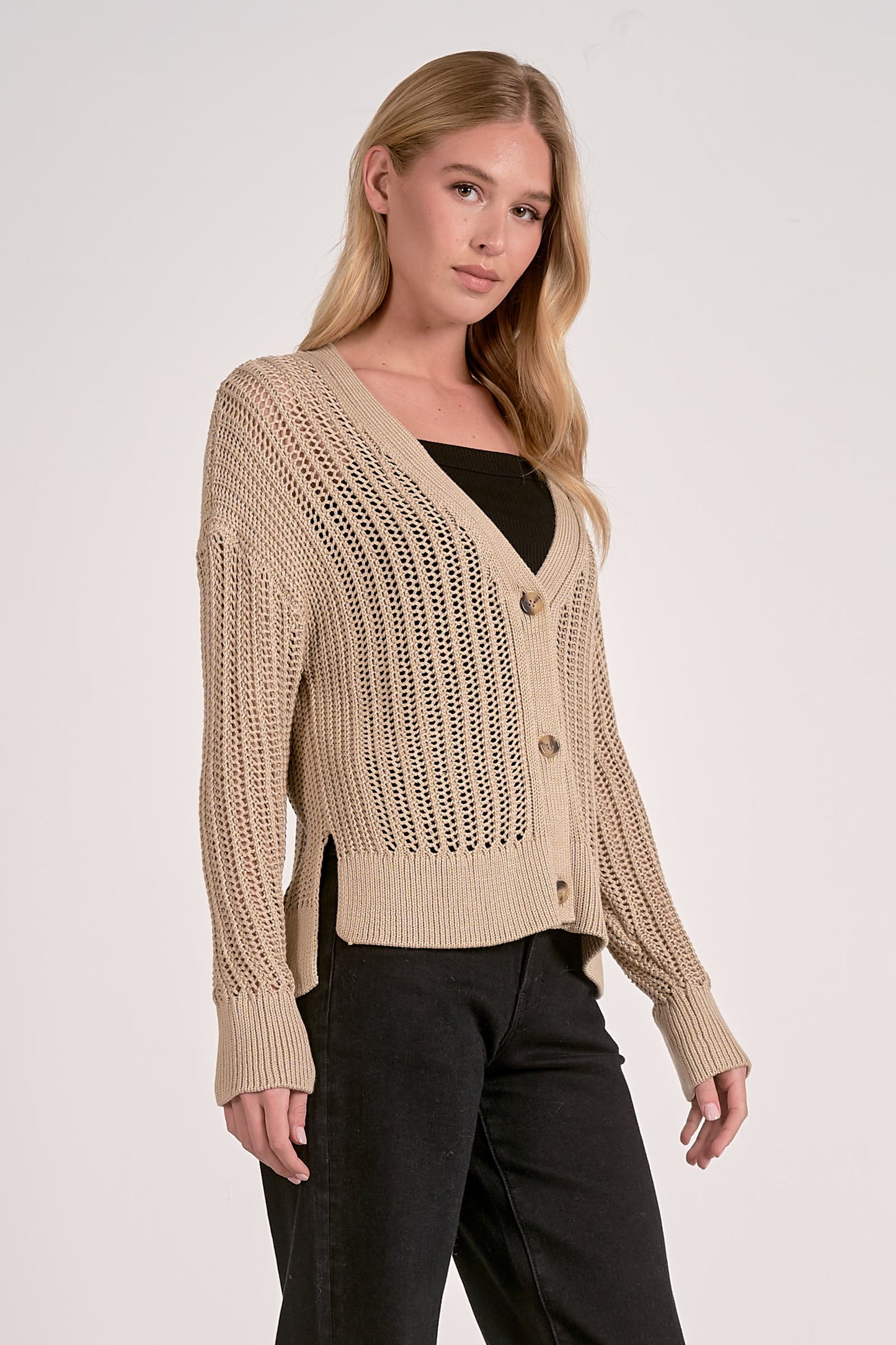 Elan Button Up Cardigan