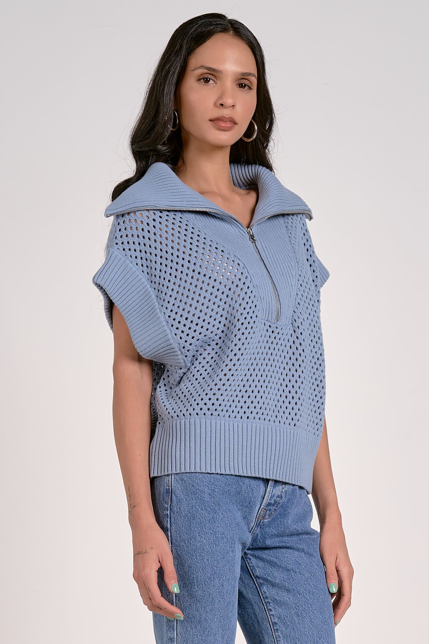 Elan 1/4 Zip Collar Sweater