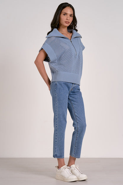 Elan 1/4 Zip Collar Sweater
