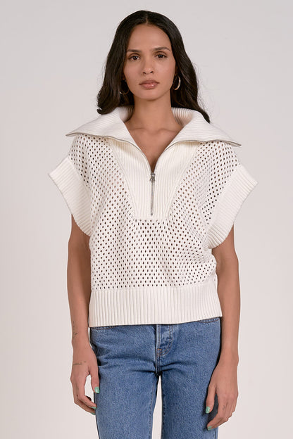 Elan 1/4 Zip Collar Sweater