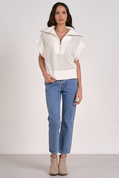 Elan 1/4 Zip Collar Sweater