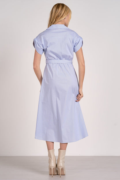 Elan Belted Shirt Dress