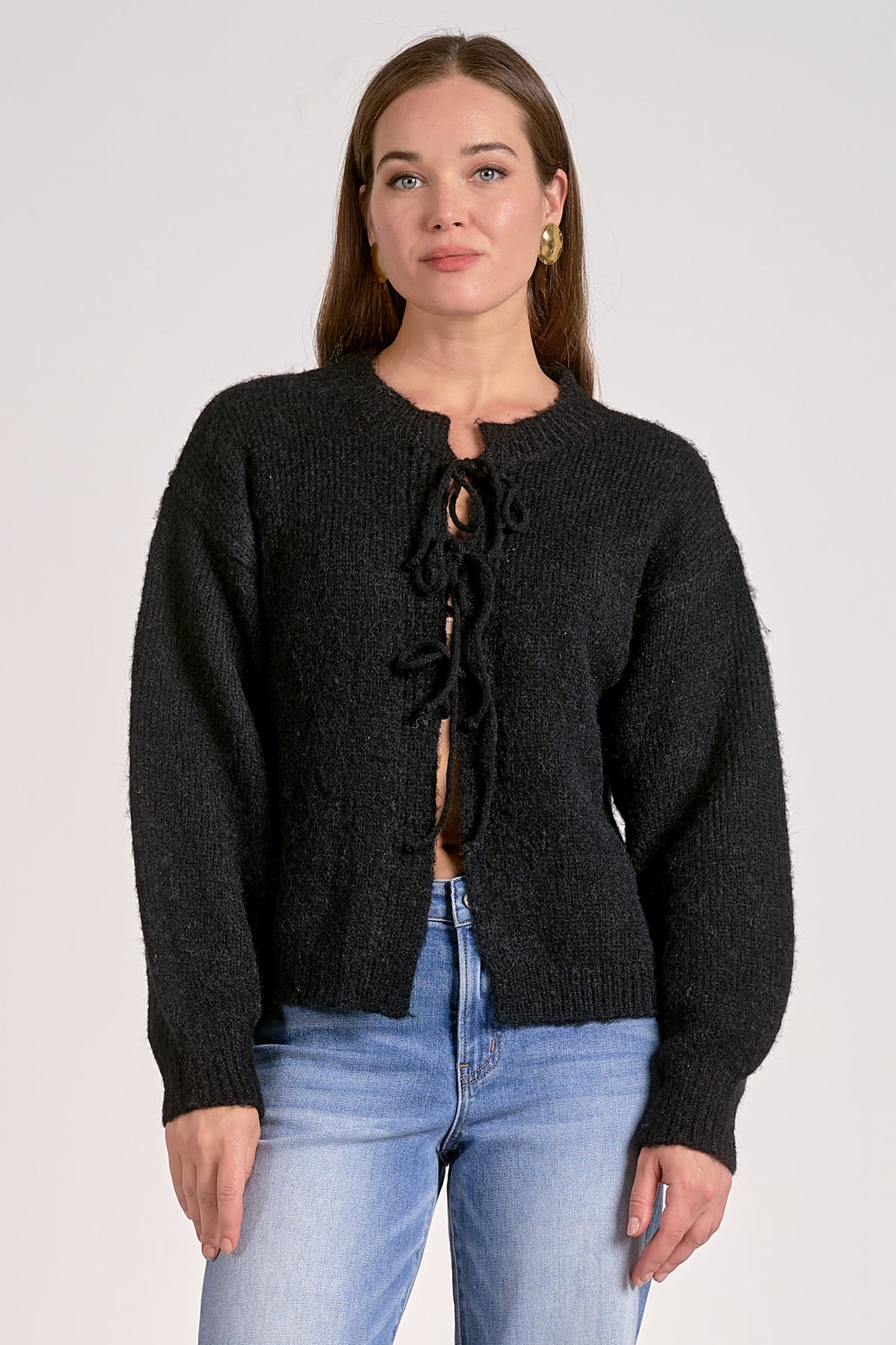 Elan Tie Front Cardigan