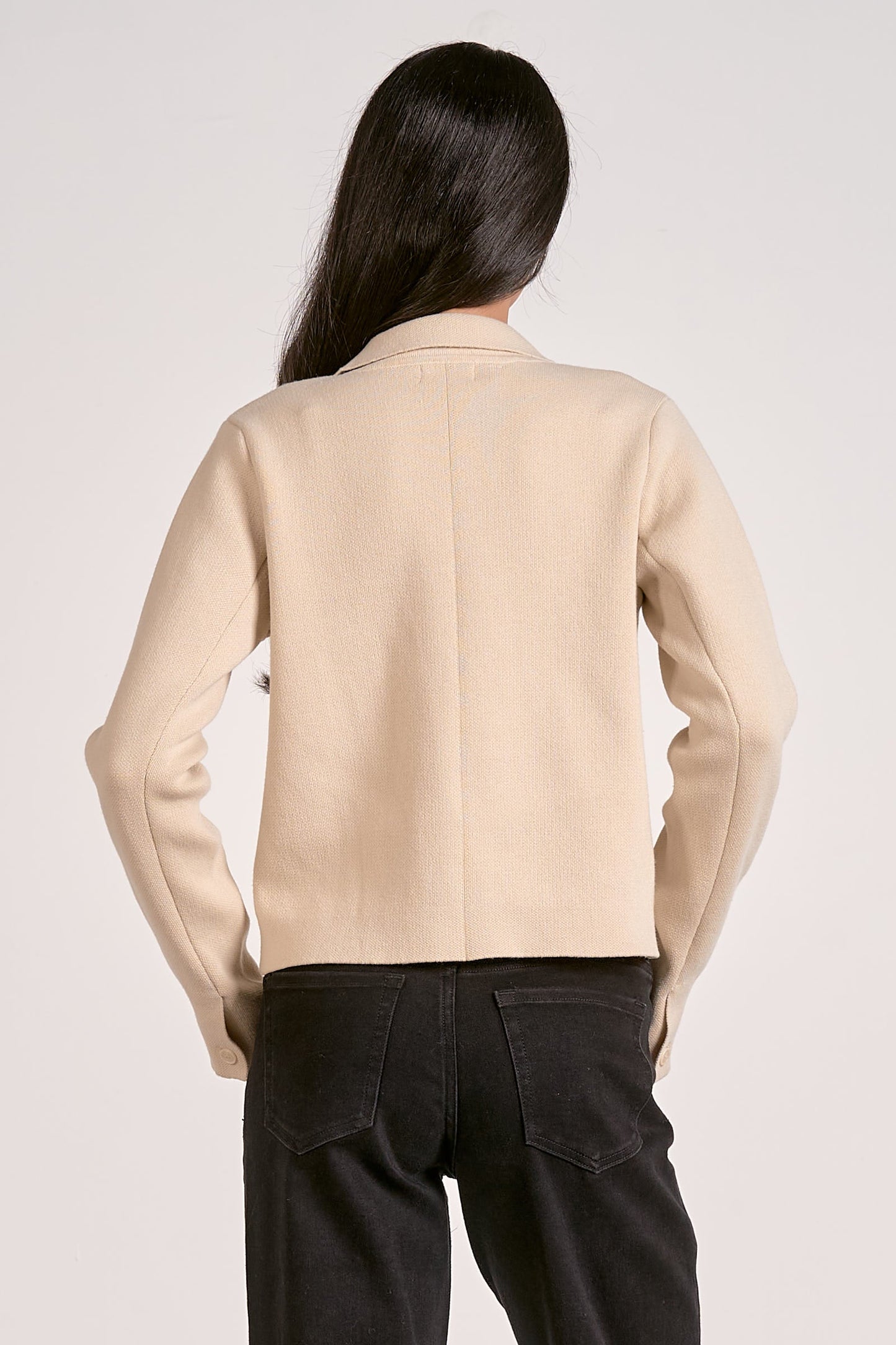 Elan Sweater Jacket Lapel
