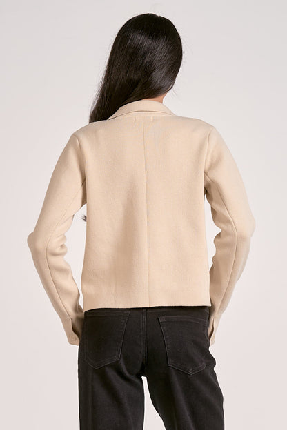 Elan Sweater Jacket Lapel