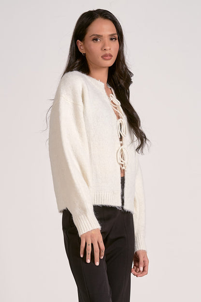 Elan Tie Front Cardigan
