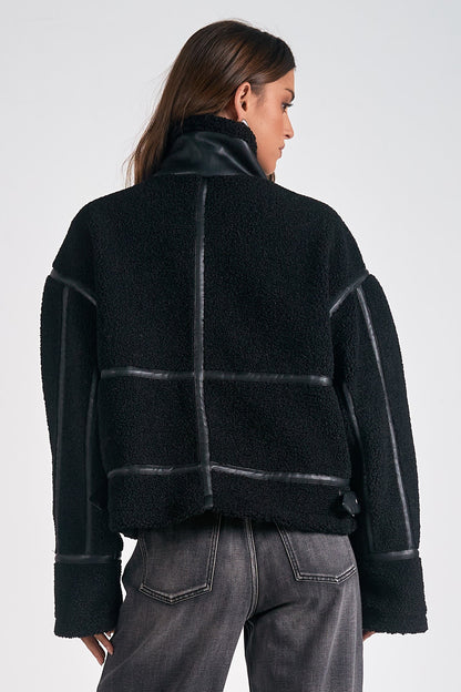 Elan Sherpa Bomber Jacket