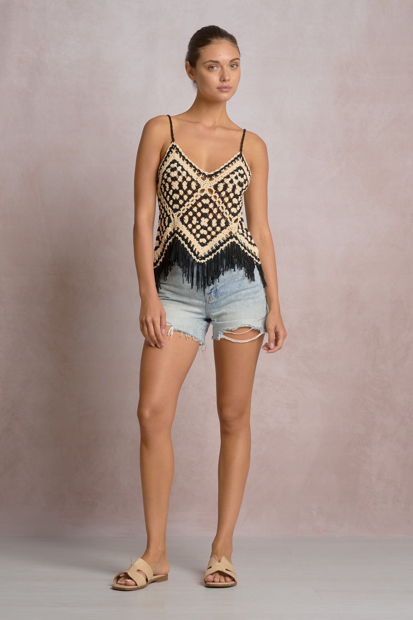 Elan Fringe Tank Top