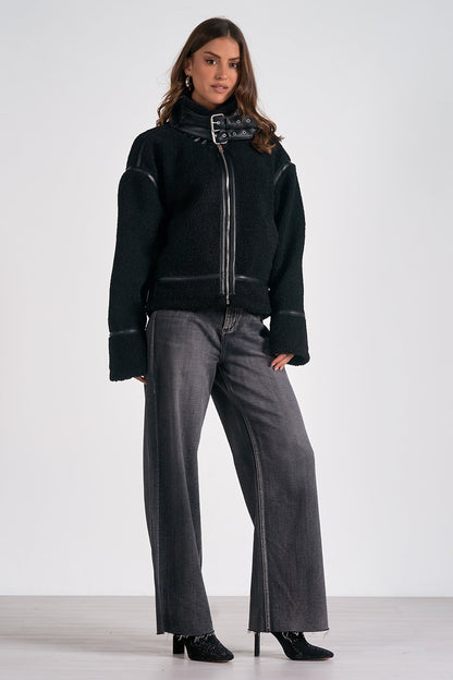 Elan Sherpa Bomber Jacket