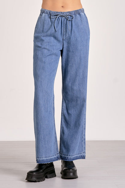 Elan Denim Wide Leg Pant