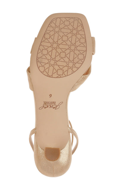 Gold | Valerie Open Toe Kitten Heels