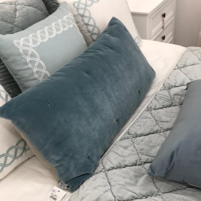 Velvet Lodge Blue Cushion