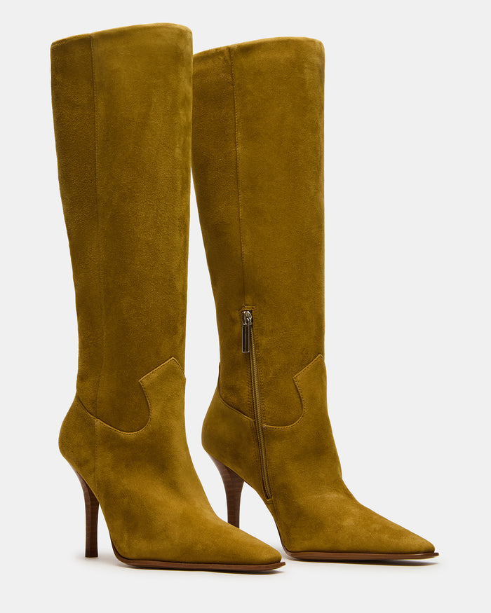 WESCOT OLIVE SUEDE